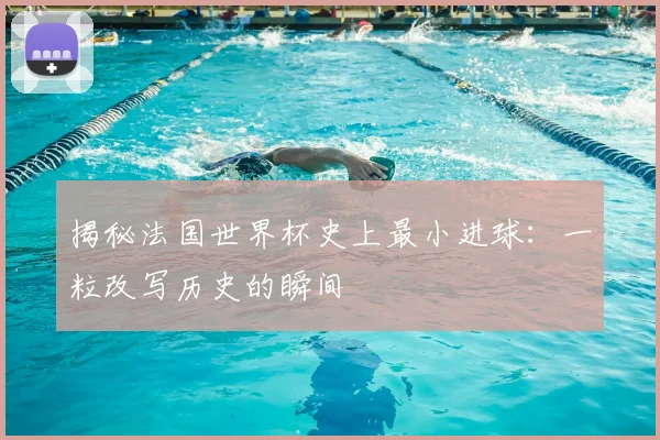 揭秘法国世界杯史上最小进球:一粒改写历史的瞬间
