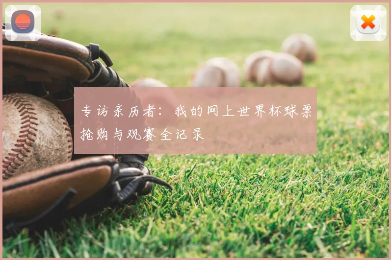 专访亲历者：我的网上世界杯球票抢购与观赛全记录